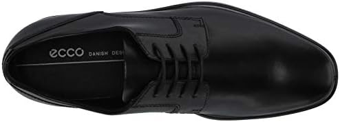 ECCO Men's Queenstown Plain Toe Tie Oxford, Black, 7-7. 5 | Image 4