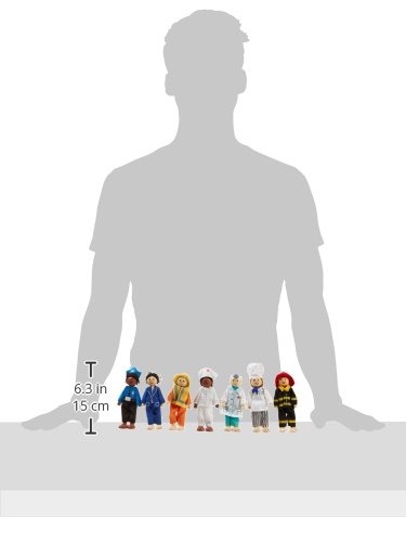 KidKraft 63279 Set Professioni di 7 Bambole di 12
