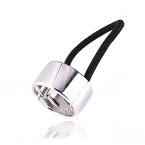 4 Pcs Ponytail Holder Hair Cuff Elastic Scrunchies Glitter Hair Ties Gothic Punk Elastic Hair Accessories Plastic Ponytail Holder Cuffs For Women Girls (Gold, Silver, Rose Gold, And Black) #TOP1