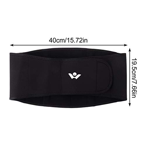 Cinto elástico para treino de cintura da Besportble, cinta para exercícios físicos para mulheres e h