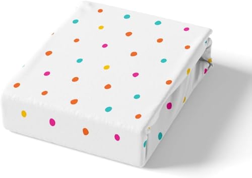 Ensemble de literie confortable 155x220 parure de lit points colorés 3D - 3