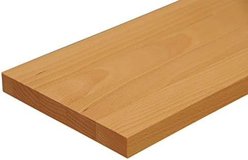 Wandregal Massivholz - Livingboard 80cm Ahorn Natur