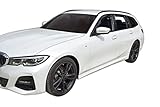 J&J AUTOMOTIVE | Heko Deflecteurs d'air Déflecteurs de Vent Compatible avec 3 Series G21 Break Depuis 2019, Ensemble 4 pcs, Aérodynamique