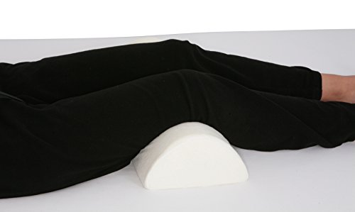 Deluxe Comfort Half Moon / Cylinder Memory Foam Pillow – Therapeutic Back And Knee Pain Relief – Long Lasting Memory Foam – Supportive Contour – Bed Pillow, Blue #TOP3