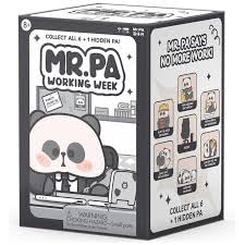 Mr. PA Collectible Hidden Pin Working Week Printed Closed Box 1-Piece Set