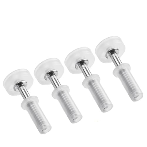 Hardware para puerta bifold, 8 piezas para puertas de clóset, guía superior, rueda, bisagra, piezas de reparación miniatura 4