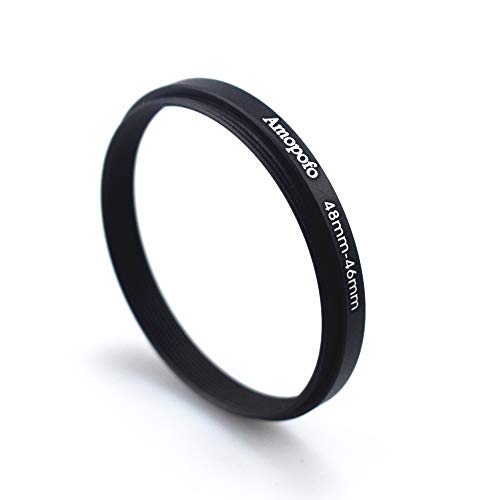 48mm to 46mm Camera Filters Ring Compatible All 48mm Camera Lenses to 46mm UV CPL Filter Accessory,48-46mm Camera Step-Down Ring - Image 2
