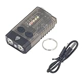 Marhynchus LED-Taschenlampe, 1000 Lm, Superhell, mit 365 Nm UV-Licht und 5-stufig Verstellbarem Magnetfuß, Summer-Alarm für Camping, Wandern, Notfall