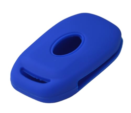 Image of Silicone Rubber Key Fob Cover Protector for Ford Fusion Explorer (Flip Key) N5F-A08TAA 164-R7986 5924003 4 Button Remote Control