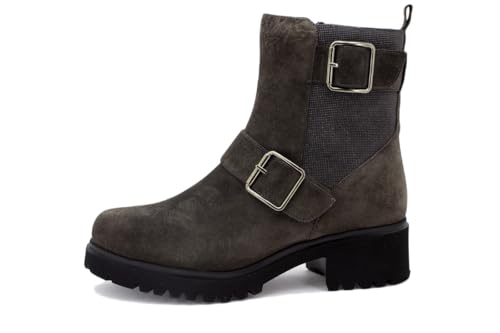 Bottines en daim taupe stylées pour flâner en ville