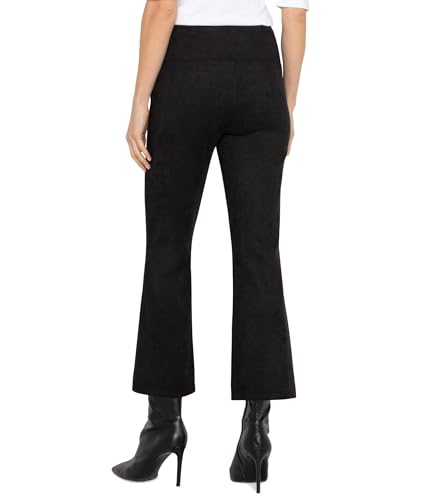 Liverpool Women's Pearl Crop Flare Hi Rise Sueded Scuba2