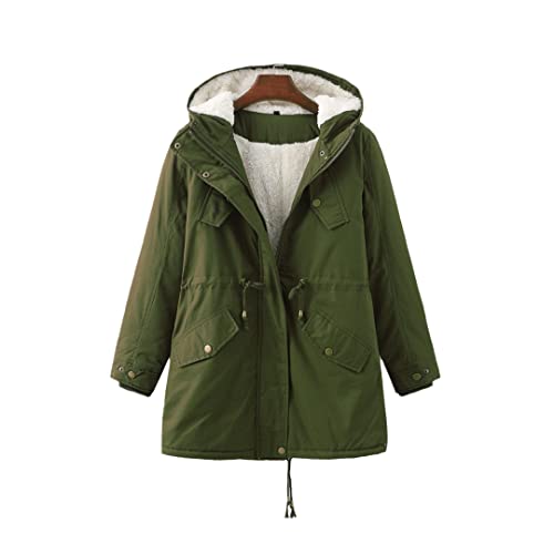 Veste d'hiver femme noire M avec capuche en fourrure D633