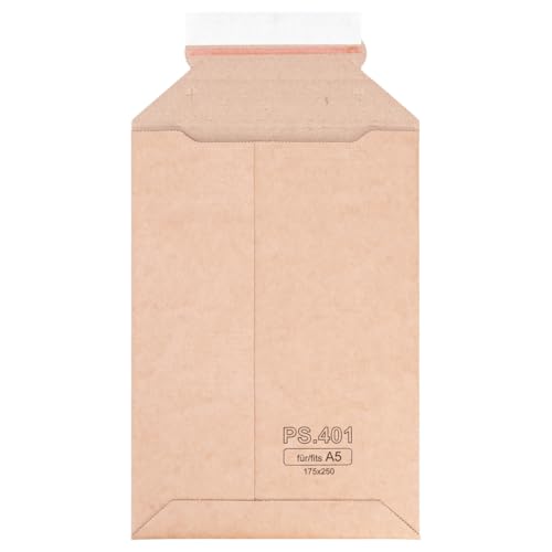 verpacking Wellpappversandtaschen Braun 175 x 250 mm – A...