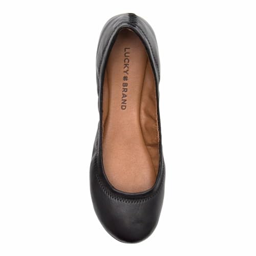 Lucky Brand EMMIE Ballet Flat, Black/Leather thumb #3