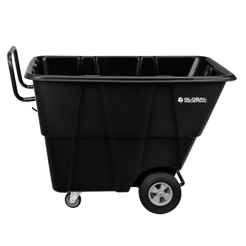 Carretilla plástica para construcción 850 lb capacidad miniatura 3