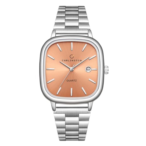 Image of Carlington Classic Series Analog Men Wrist Watches with Stainless Steel Strap & Date Display | Premium Fashion Watches for Gents | CT - 5010