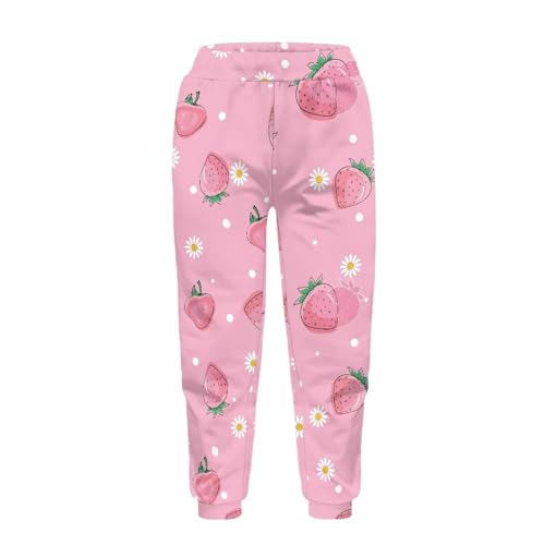 Kids Sweatpants Boys Athletic Pants Sweatpants for Girls Cuff Sweat Pants with Pocket3