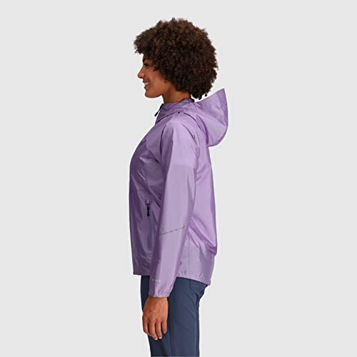 Outdoor Research Women's Helium Rain Jacket, Lavender, S4