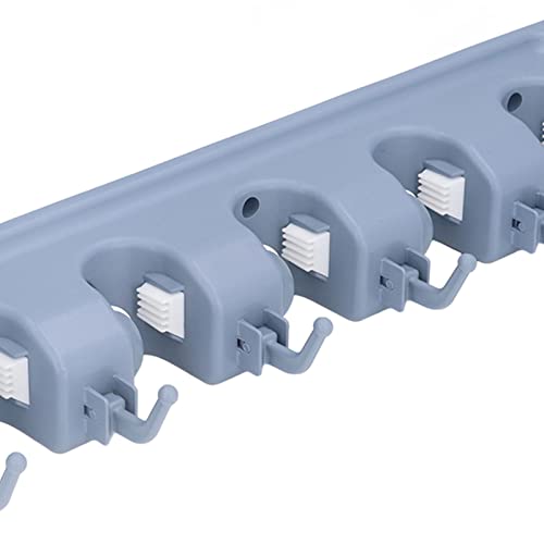 Suporte de vassoura montado na parede, suporte de vassoura fácil de instalar Economia de espaço para