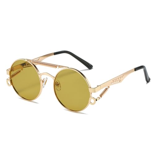 Lunettes de soleil pour femmes double pont en métal pour stopper les reflets du printemps