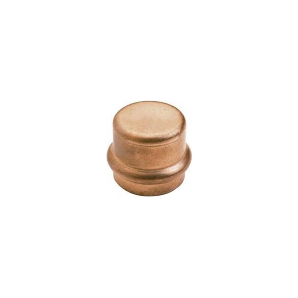 Raccord Cuivre à sertir - Lot de 10 raccords cuivre à sertir Bouchon Femelle Ø12