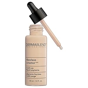 Dermablend Flawless Creator Multi-Use Liquid Foundation Makeup, Full Coverage Lightweight Buildable Foundation, Natural Finish, 1 Fl oz.