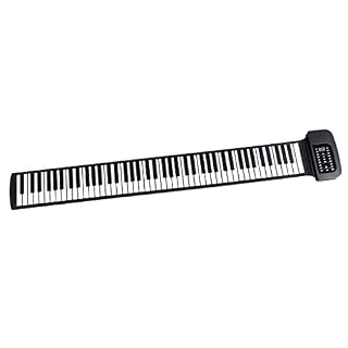 HMTOHL Portable 88 Touches Silicone Flexible Roll Up Piano Clavier Pliable Piano À Roulement À La Main avec Batterie… - Les Beatles, Paul McCartney, John Lennon, RIngo Starr, George Harrison
