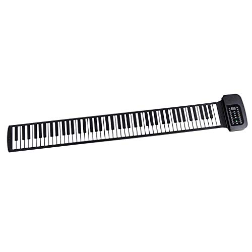 HMTOHL Portable 88 Touches Silicone Flexible Roll Up Piano Clavier Pliable Piano À Roulement À La Main avec Batterie… - Les Beatles, Paul McCartney, John Lennon, RIngo Starr, George Harrison HMTOHL Portable 88 Touches Silicone Flexible Roll Up Piano Clavier Pliable Piano À Roulement À La Main avec Batterie…