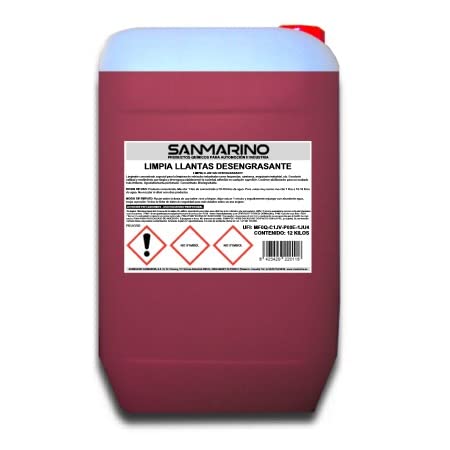 SANMARINO LIMPIALLANTAS DESENGRASANTE 12 L.
