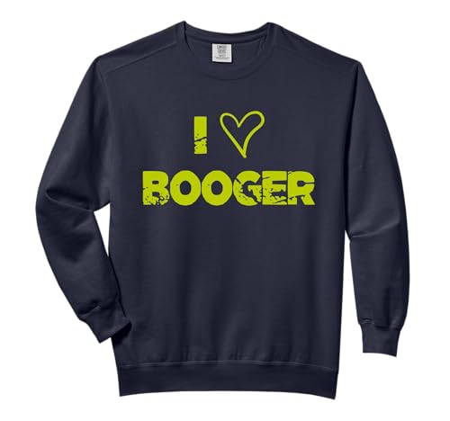 Booger T-Shirt - Funny Gift Tee for Kids boys and girls Comfort Colors Adult Sweatshirt