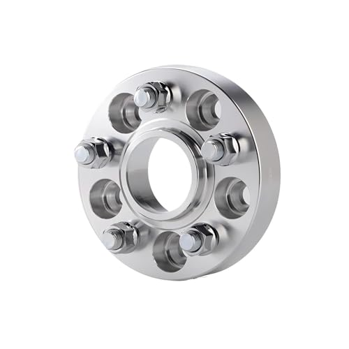 Entretoise de roue 5x114.3 CB 71.6mm de 20mm Argent en aluminium pour Wrangler 2 pièces