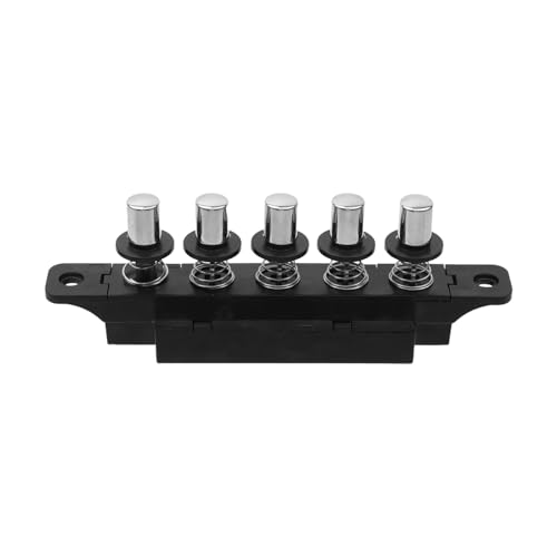 Sscon 2Pcs Kitchen Hood Keyboard Switch 5 Pushbutton Range Hood Switch for Various Household Appliances - Thumbnail 3