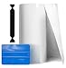 VViViD Clear Paint Protection Bulk Vinyl Wrap Film 12 Inch Including 3M Squeegee and Black Felt Applicator (12 Inch x 72 Inch)