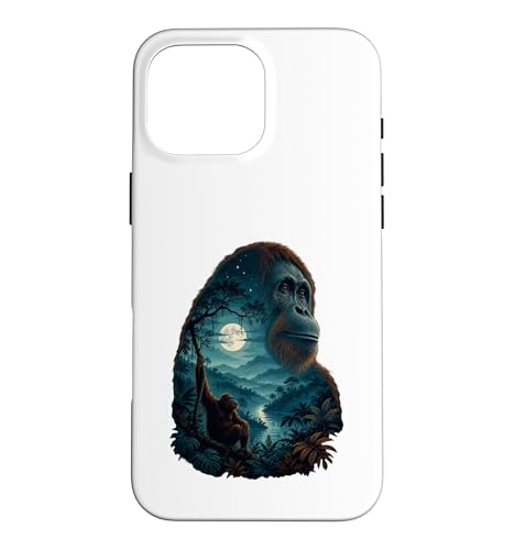 Orangutan Moonlit Forest �X�}�z�P�[�X iPhone 16 Pro Max �p