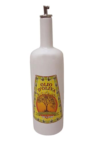 ACEITERA ACEITE BOTELLA 1200ML PORCELANA PRODUCTO ITALIA