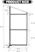 Sidasu 4 Pack Shipping Container Shelves Shelving Brackets with 60.5