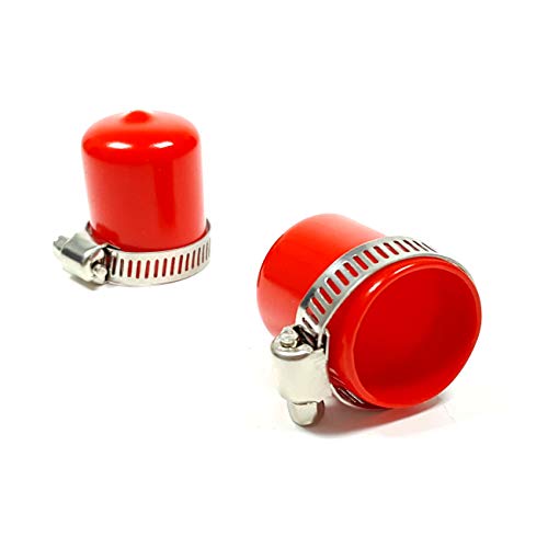 Ispeedytech N54 CHARGE PIPE VACUUM PLUGS CAP COVER for BMW 335i Z4 535i 535xi 335xi 335is 135i e90 e92 e89 3.0l n54 (Red)