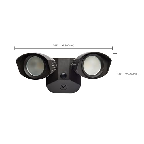 Image of Nuvo 65 /212 LED Dual-Head Security Light, 3000K, Bronze