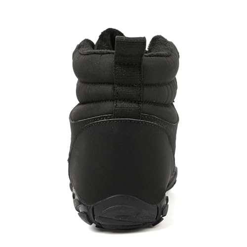 Barefoot Shoes Fur Lined Winter Mens Wide Toe Box Trail Runner Women Zero Drop Sole High top Walking Shoes Minimalist Outdoor Hiking Trekking Boots Sneakers3
