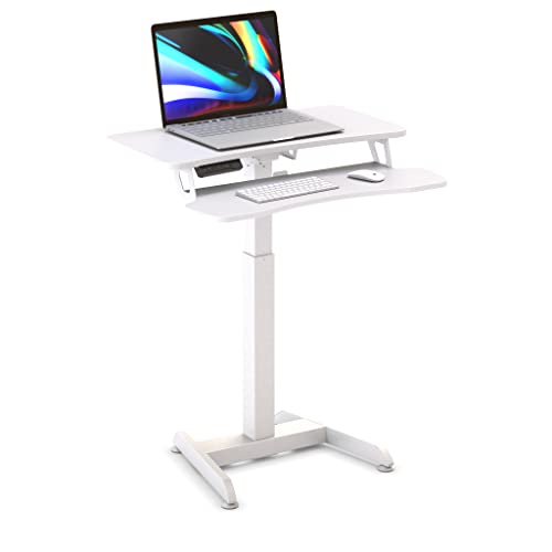 Worktrainer Updesk High - Sitz-STEH-Schreibtisch (Weiß) Cover