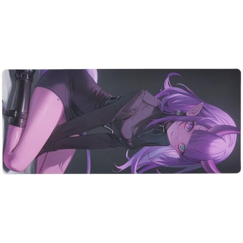 Pad para escritorio anime morado 31.5x15.7 in
