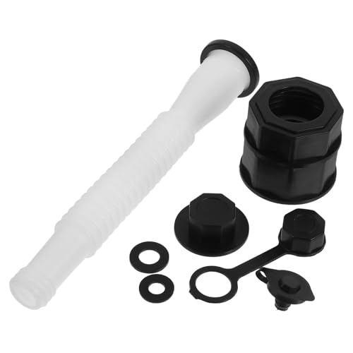 VALICLUD Kit de Repuesto para Boquilla de Gas Conector Roscado Antideslizante Accesorio para Válvula de Ventilación Pieza Blanca de PE para Latas de Gas Uso Versátil en Camping y Cocina