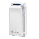 Automatischer Händetrockner mit HEPA-Filter, Hochgeschwindigkeits-Jet-Luftmotor, Heiß-/Kaltluftschalter, schnelles Trocknen in 5 Sekunden, ideal für gewerbliche Toiletten