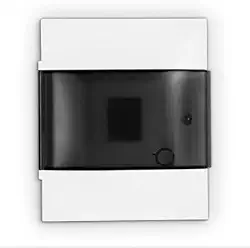 QUADRO DISTRIBUICAO PLASTICO - PROTECTBOX 4 DIN EMBUTIR TRANSP - CEMAR - 134014