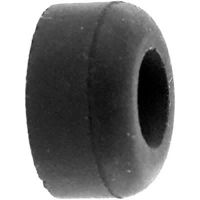 Abbatron/HH Smith, 2192, Bumper/Chassis Feet - 1/2 OD - 1/4 Height - 1/4 Recess Diameter - 1/8 Recess Depth - 1/8 Screw Clearance ID - Black. (100 Item/s)