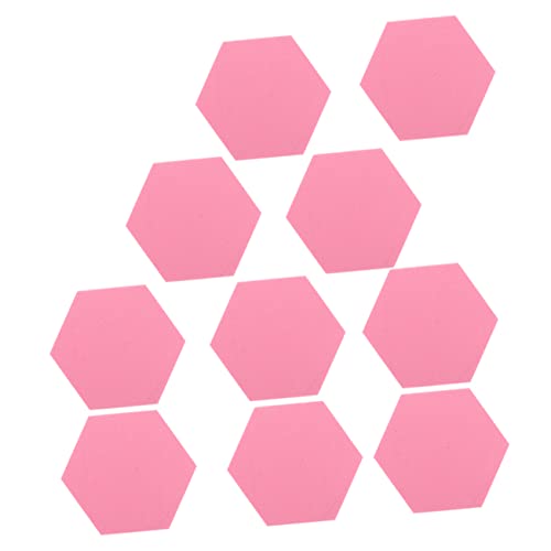Angoily 10pcs Felt Bulletin Board Soundproofing Wall Decor Office Classroom Home Notice Board Fabric Adhesive Backing