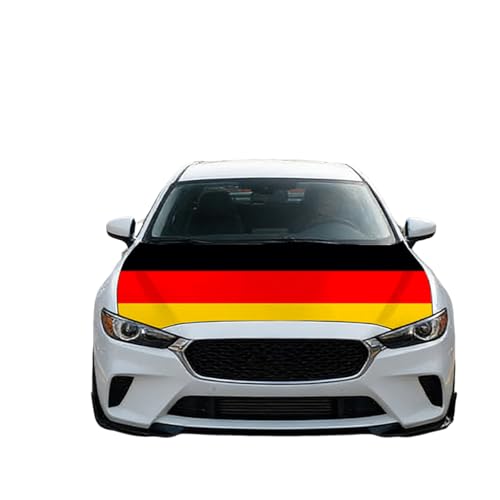 Deutschland Flagge Motorhaube Deutschland Flagge Auto Fan Artikel Fußball Auto Motorhaube Überzieher Flagge
