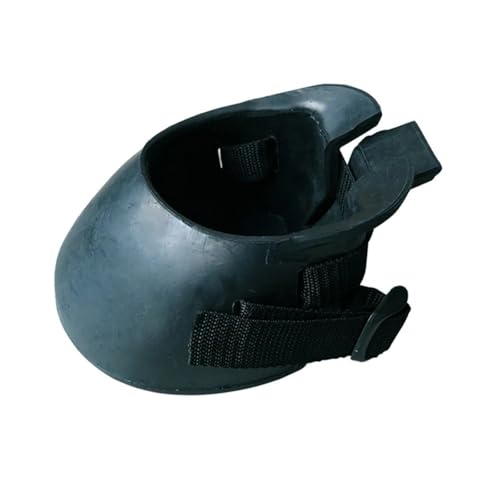 Generisch Un par de zapatillas de goma ligeras antideslizantes para caballo para protección al montar en trail (L)