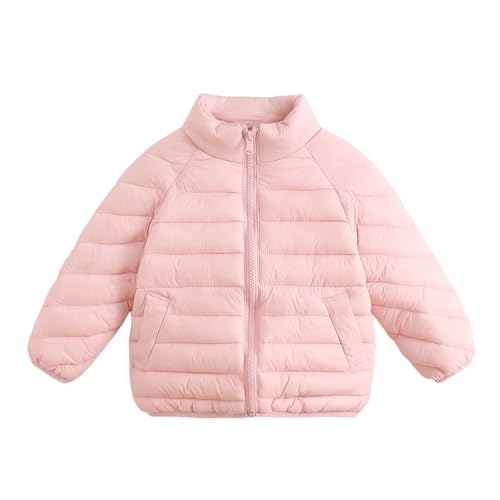 Moonker Boys Girls Quilted down Jackets Outdoor Windproof Lightweight Puffer Coats Zip up Hooded Winter Warm Outwear for Kids