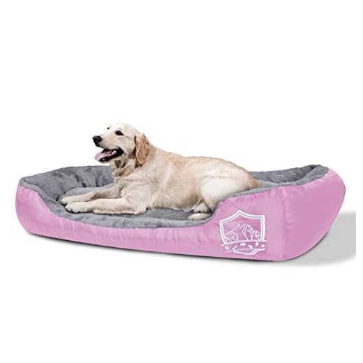 Cama para Perros-Cama Perro Medianos y Grande para Perros y Gatos，Sofá Perro Ortopédica，Cama Perro Lavable con Parte Inferior Antideslizante y Impermeable（95 x 75 x 18 cm）